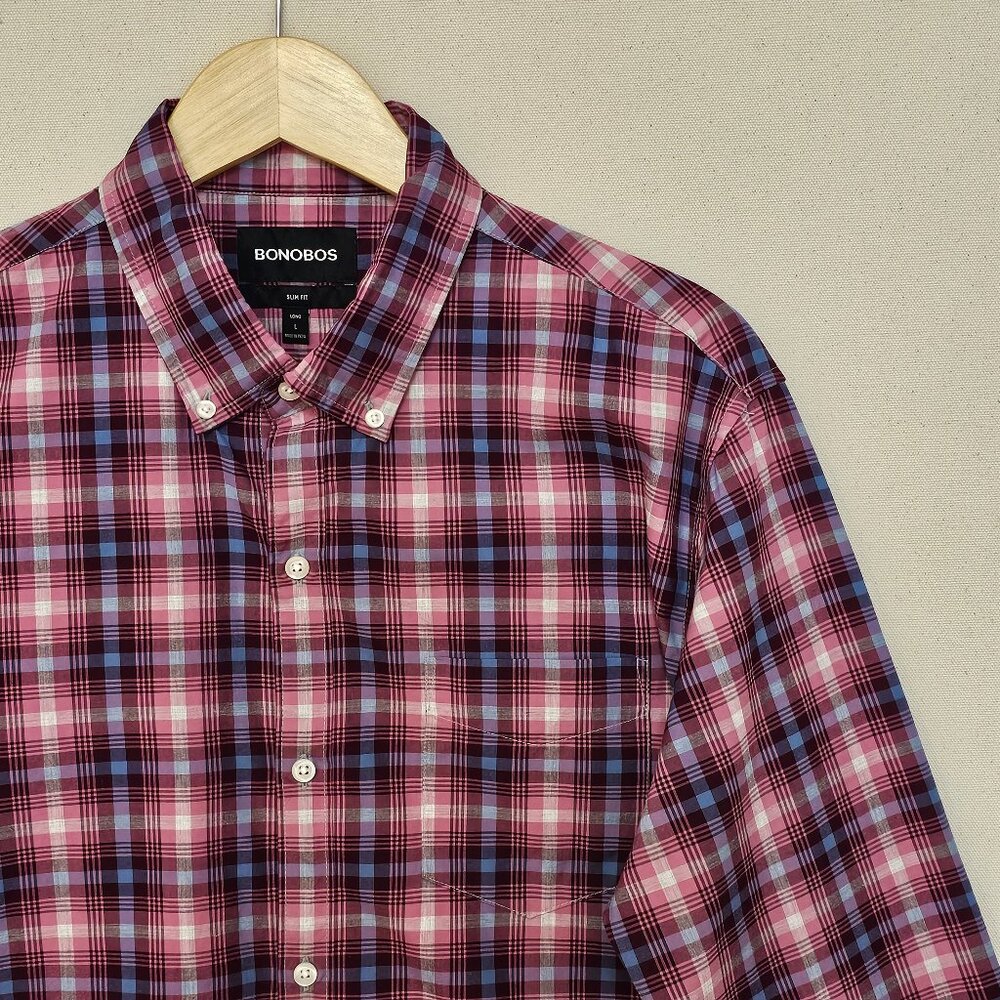 Bonobos Slim Fit Button Down Long L